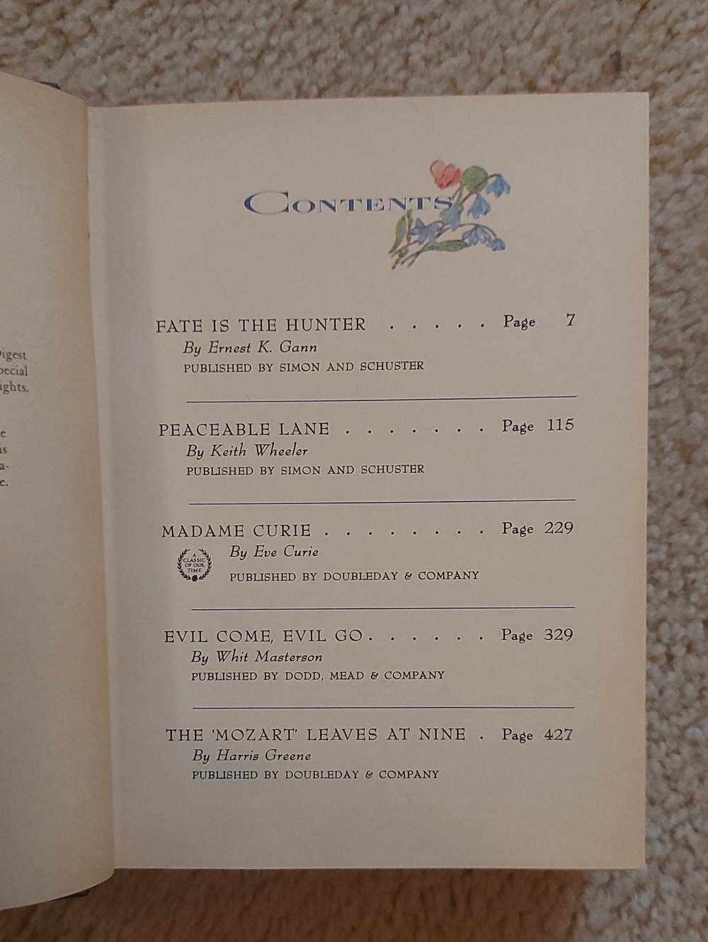 Reader's Digest Condensed Books Set 1958/1961 V1/V2/V3 - Picture 6 of 10